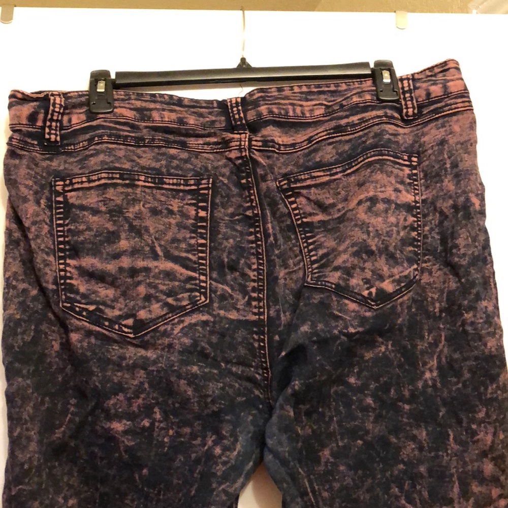 Size 18 forever 21 acid wash skinny jeans
